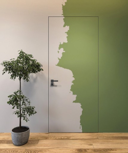 Дверь INVISIBLE финиш-грунт 4-х SE (ЗПЗм1 + ЗПСП 2шт AGB 2.0) ПГ 800