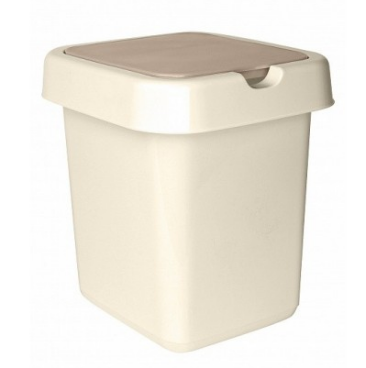 Ведро д/мусора 14,0л "Tule" Светло-бежевый (7) 221324525/01