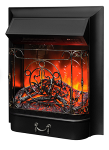 Электрокамин MAJESTIC LUX/BLACK