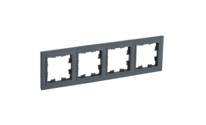Графит рамка 4 поста РУ-4-БрГ