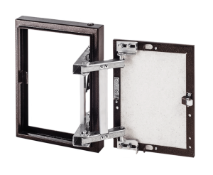 Люк под плитку на петле, окрашенный металл, 400х500 (1)