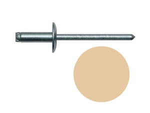 Заклёпка 4,0*10 RAL 1014 (слоновая кость) аллюм.-сталь (300/1000)
