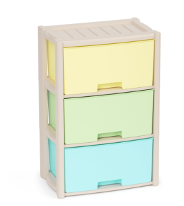 Комод 3 секции "Колорит" цветной (1) М7837, Альтернатива 