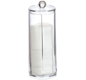 Контейнер д/ватных дисков прозрачный (18) М1604