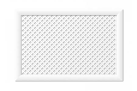 Экран для радиатора 90*60см. Готико белый(_1_)