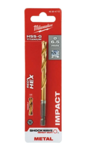 Сверло по металлу RedHEX  HSS-TiN 6.5мм
