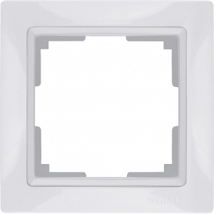 Рамка Snabb Basic Белый 1 местная 1 W0012001 (10)