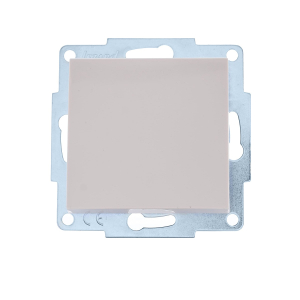 Матовое серебро выключатель 1 клав 742-4388-100 VESNA (10шт)