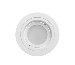 Светильник встраиваемый IP20 под лампу GU5.3 круглый Белый ALTO D92x25 WOLTA (100)