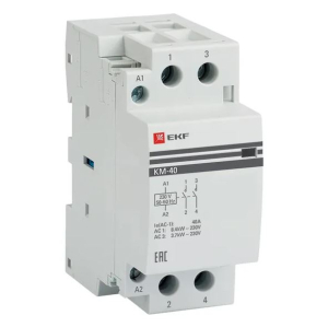 Контактор модульный КМ 40А 2NО (2 мод.) EKF (6)