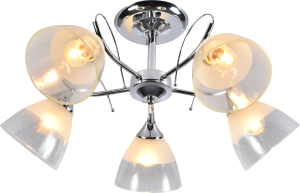Светильник потолочный AU11105/5 CR E27 5*60W хром