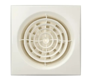 Вентилятор накладной AURA D100 обр.клапан Ivory DICITI (10)