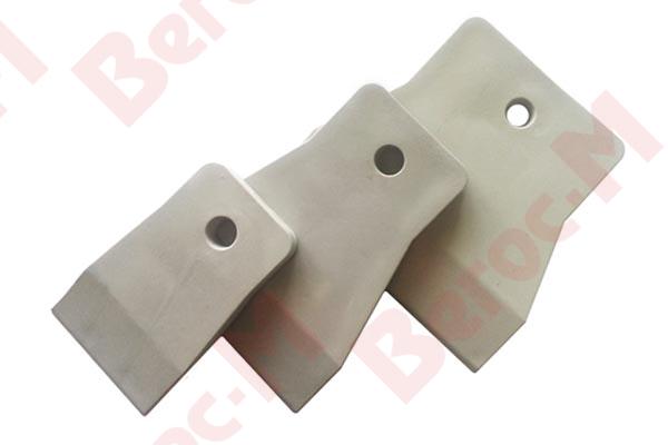 Шпатель резиновый белый 100мм (5)