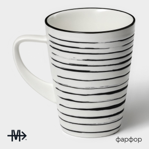 Кружка фарфоровая Magistro Hypnose, 350 мл