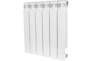 Радиатор алюминиевый STOUT ALPHA 500 6 секц. (Вт 174)(_1_)