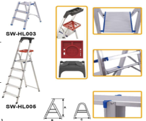 Стремянка Hight стальная, 4х-ступенчатая (1)
