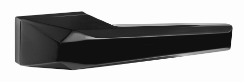 Ручка дверная РЕНЦ ЛЮКС 01 "Бавено", прямоуг накл, черный