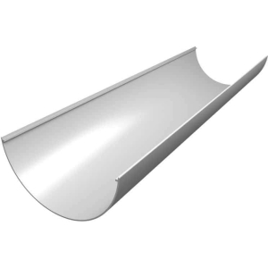 Желоб 3м, белый RAL 9003 GL Standart 120/87 ПВХ (10)