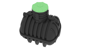 Подземная емкость 3000л (цвет черный) усиленная