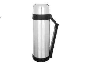 Термос металлический "Туристический" с широким горлом 1,80л серебристый VETTA