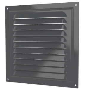 Решетка вентиляционная МЭ сетка 200х200 окраш.сталь Gray ERA (50)