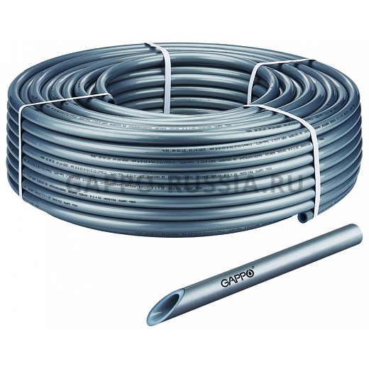 Труба PE-Xb/EVOH из сшитого ПЭ 25 (4 м) GAPPO (50м)(_50_)