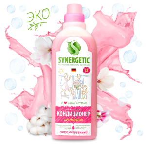 Кондиционер-ополаскиватель для белья SYNERGETIC: аромамагия, 1л. (8)(_8_)