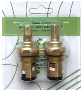 Кран-букса керам. 18*1 квадрат 7*7 (2 шт. блистер)