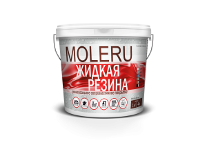 Жидкая резина Moleru ЧЁРНАЯ (1 кг)