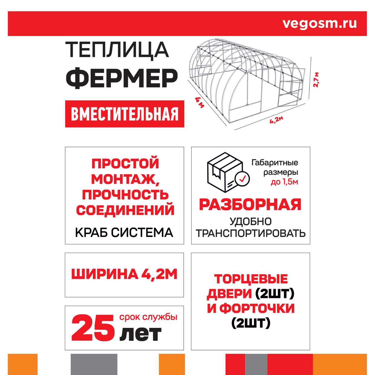 Теплица фермер