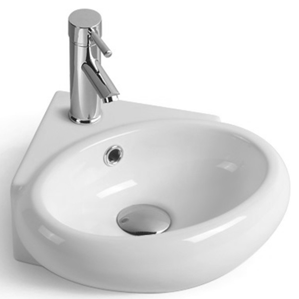 Раковина керамическая (угловая, подвесная) SL-2021 (_1_)