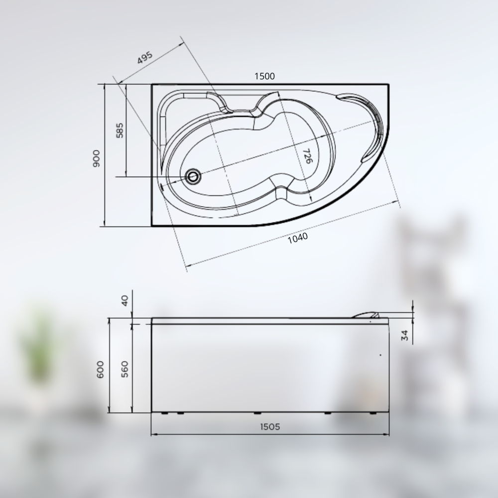 Ванна акриловая (1)
