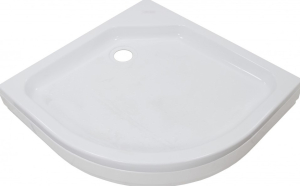 Поддон душевой ДК полукруг низкий 100х100 (+сифон) ПД6  (_1_)