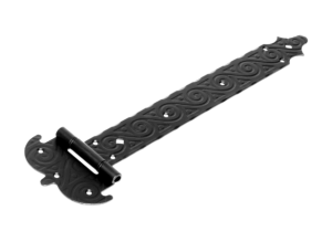 Петля-стрела фигурная Домарт ПС-400 мод.4 кованая ЯРОСЛАВЛЬ, черный (10)