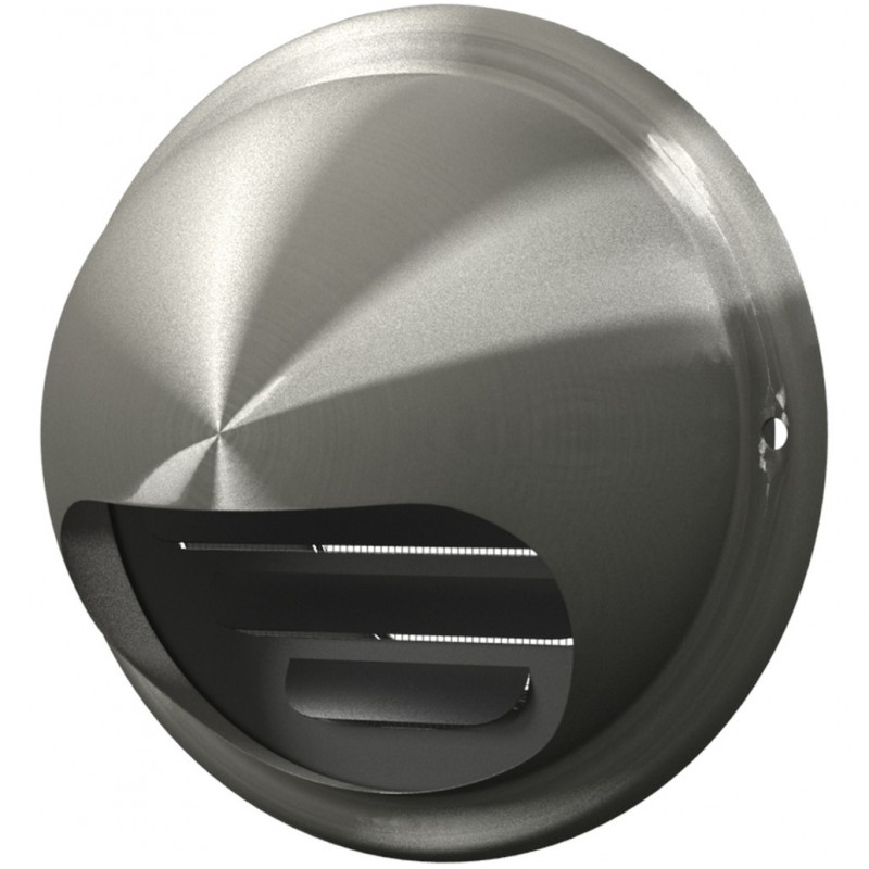 Выход стенной вентиляционный вытяжной металлический с фланцем D125 (8)
