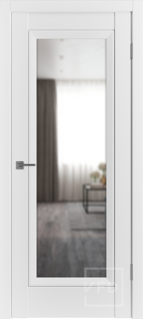 Дверь Emalex N1 Ice ПО 600 Reflex (зеркало)