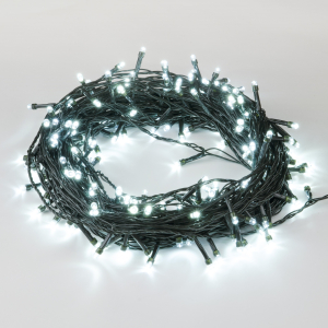 Гирлянда светодиодная, 20м. 200 светодиодов. Белый свет. WHITE IP20 (10)