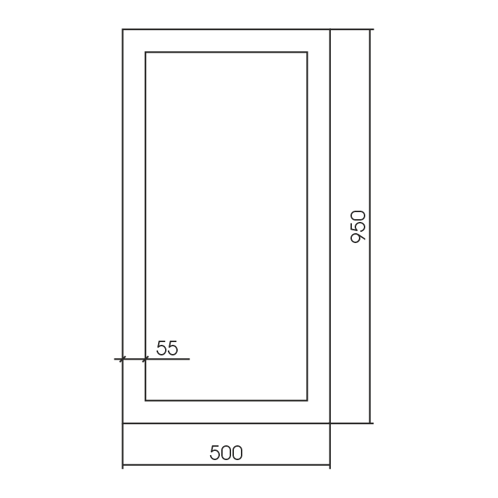 Глянец белый 500x950_схема