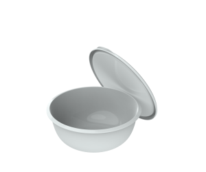 Миска "Шарм" 1,3л с/кр Серый (50)