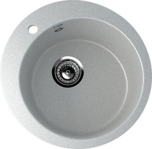 Мойка Ulgran U-405 кругл 495мм серый 310(_1_)