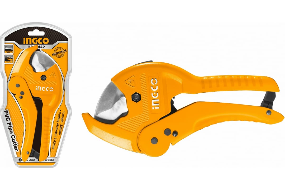 Ножницы для резки ПВХ труб, до 3-43мм метал. корпус INGCO HPC0442 INDUSTRIAL (5)