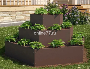 Альпийская горка(компл.)300*500*700 RAL8017 (шоколад)