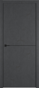 Дверь Urban 1 Jet loft Black mould 2-х BE ПГ800 (врезка под замок)