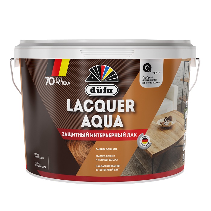 Лак DUFA LACQUER AQUA  интерьерный  матовый 2,7л (1)