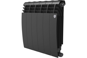 Радиатор биметаллический Royal Thermo BILINER B 500 Чёрный - 6 секц.