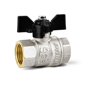 Кран шаровой латунный LD Pride В-В Ду 15 Ру 40 бабочка (30)