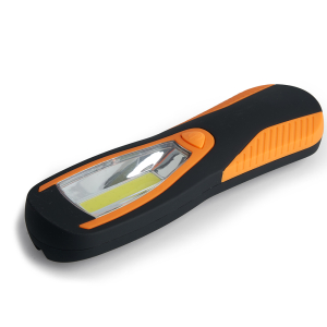 Фонарь светодиодный переносной, работающий от батареек 3*AA, 2W, COB, пластик, TH2402(_10_)