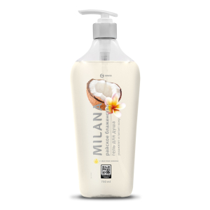 Гель для душа Райское блаженство""Milana с маслом кокоса (флакон 750 мл)(_12_)ТМ ГРАСС