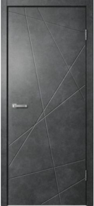 Дверь Style 1 Бетон темный ПГ 800
