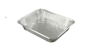 Форма для запекания, алюминиевая фольга, 32,2x25,5x5,1см, дно 27,2x21,2cм, 3180мл, L-край, арт.99-03